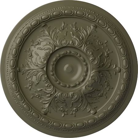 Ekena Millwork Stockport Ceiling Medallion (Fits Canopies up to 6 1/4"), 28"OD x 2 3/4"P, Painted Turtle CM28STPTF